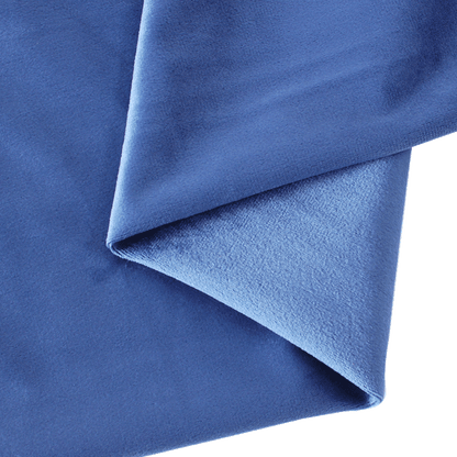 Thickened Velvet Fabric, 17 Colors for Sofa Covers, Curtains & Pillows - Deep Blue