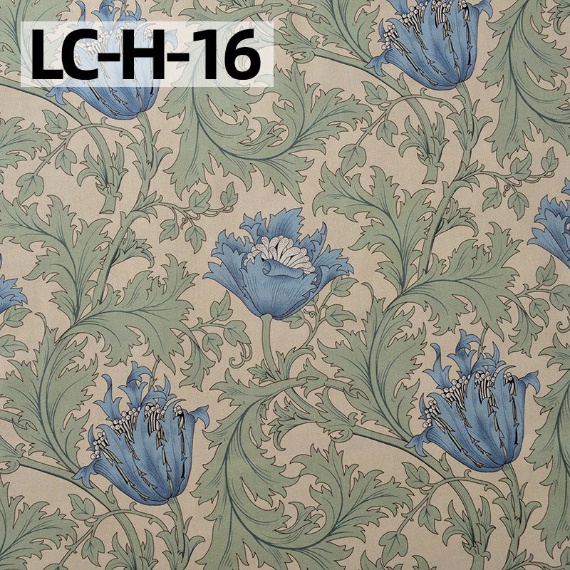 Floral Cotton Plain Fabric - Shirt & Dress by the Yard - LC-H-16