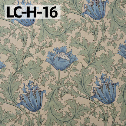 Floral Cotton Plain Fabric - Shirt & Dress by the Yard - LC-H-16