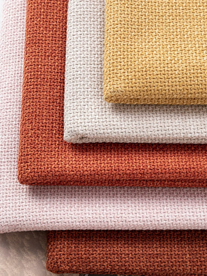 Thick Linen-Look Upholstery Fabric for Cushion & Sofa Covers