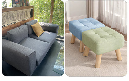 Heavy Linen-Look Upholstery Fabric by the Yard - Sofa & Pillow