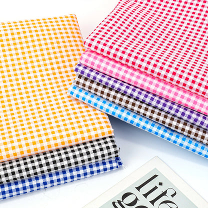 Check Polyester Fabric - Bags & Craft by the Yard