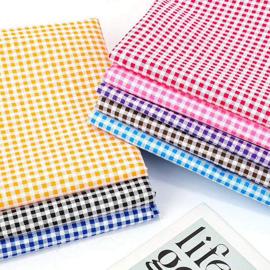 Check Polyester Fabric - Bags & Craft by the Yard