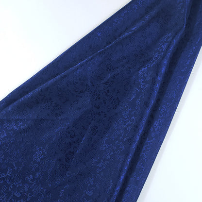 All-Over Dragon Satin Fabric By The Yard | 17 Colors, 47" Wide for Hanfu & Home Decor - Navy