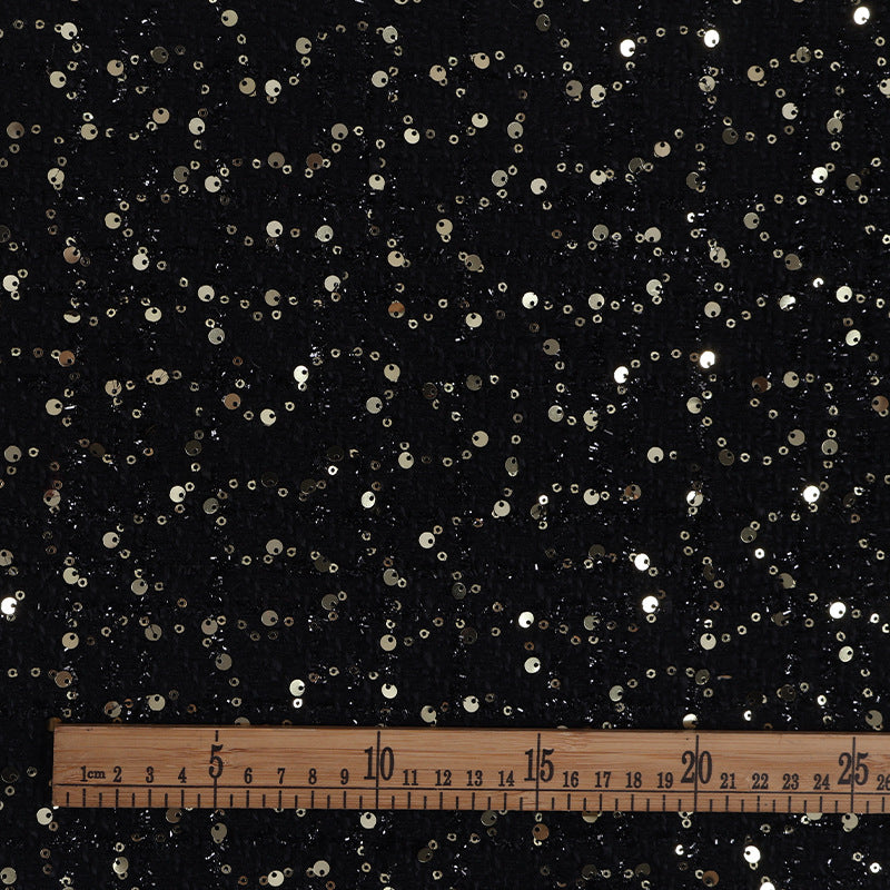 Sequin Plaid Tweed Fabric, 3 Colors for Dresses, Jackets & Decor - 2