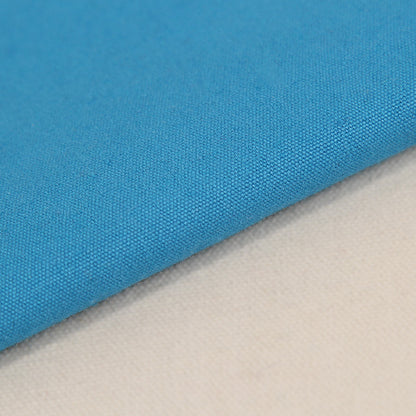 Heavy Cotton Canvas Fabric, 8oz Plain Weave for Bags & Upholstery - Lake Blue 40#