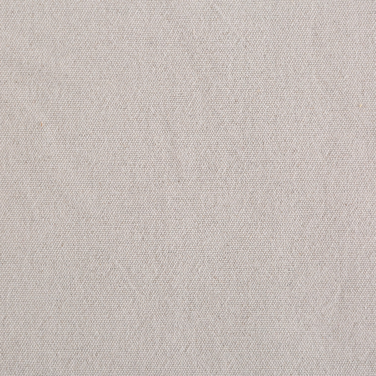 Heavy Linen Cotton Fabric, Solid, 55 in Wide - Cream
