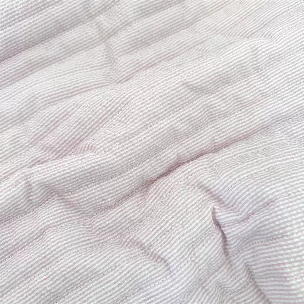 Quilted Polyester Stripe Fabric, for Bags & Pouches