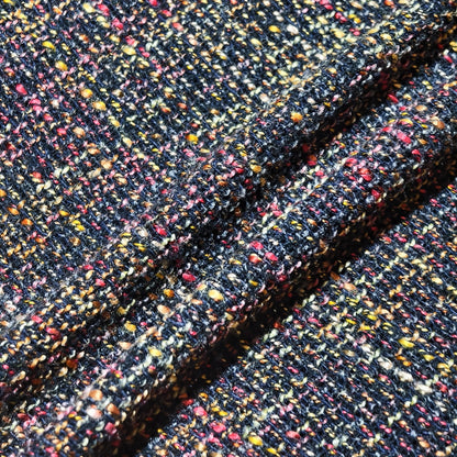 Heavy Wool Blend Tweed Fabric, for Coats & Skirts