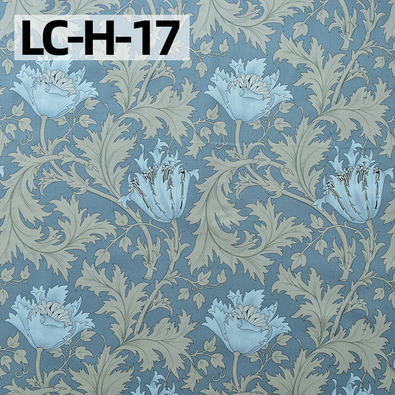 Floral Cotton Plain Fabric - Shirt & Dress by the Yard - LC-H-17