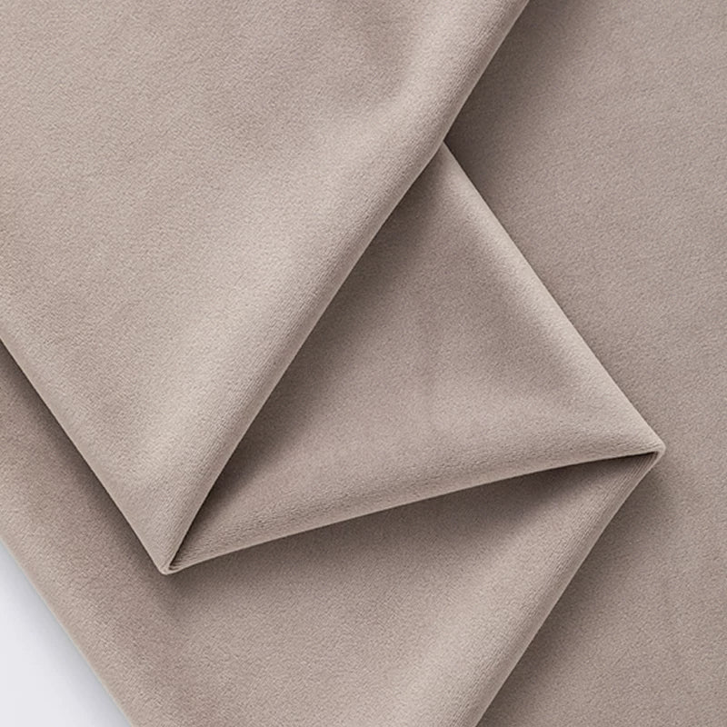 Pink Velvet Fabric, 17 Colors for Sofa Covers, Curtains & Backdrops - Camel