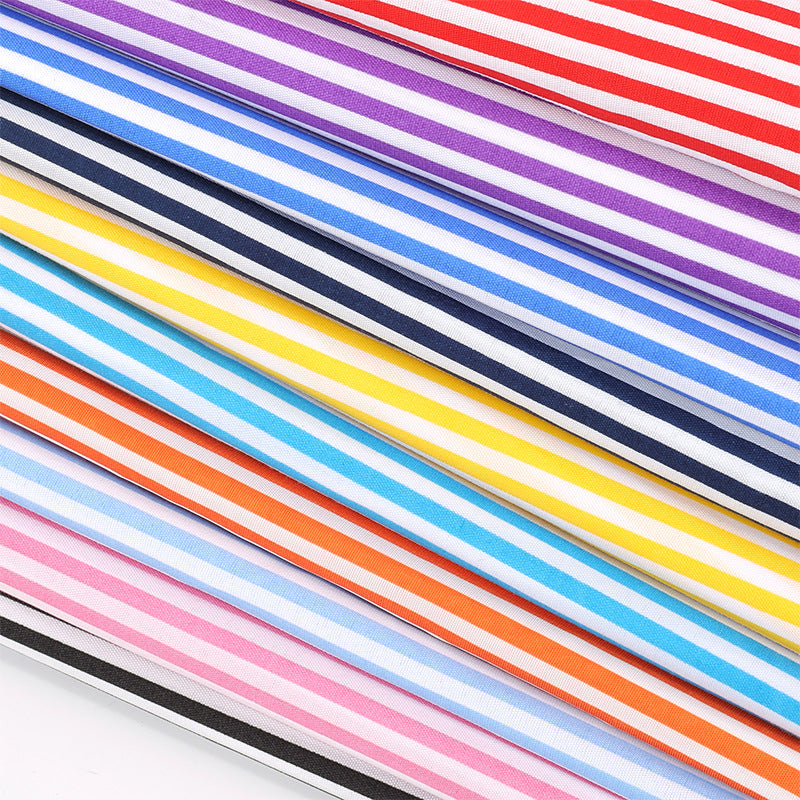 Stripe Polyester Fabric - Bags & Craft by the Yard