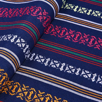 Ethnic Cotton Linen Tablecloth Fabric, Vintage Woven for Home Decor - 38#