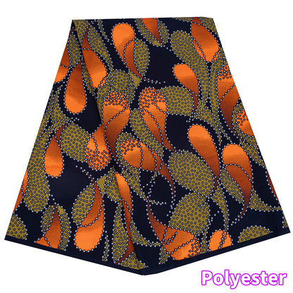 African Wax Print Fabric, Double-Sided Polyester (5 Prints)