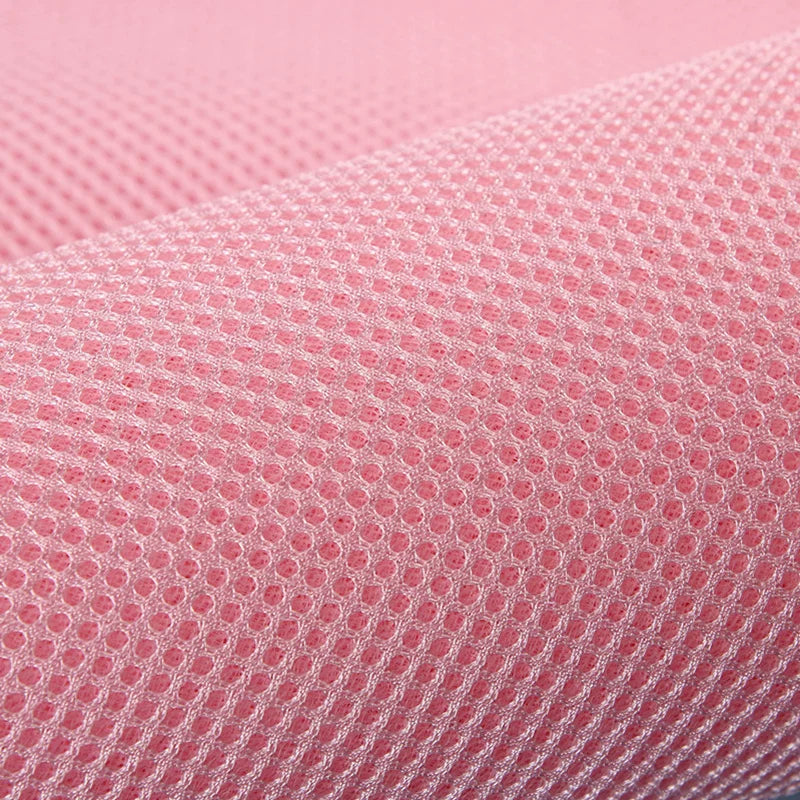 3D Mesh Fabric, Breathable 3-Layer, for Crib Rails, Sofa Covers & Sneakers - Pink