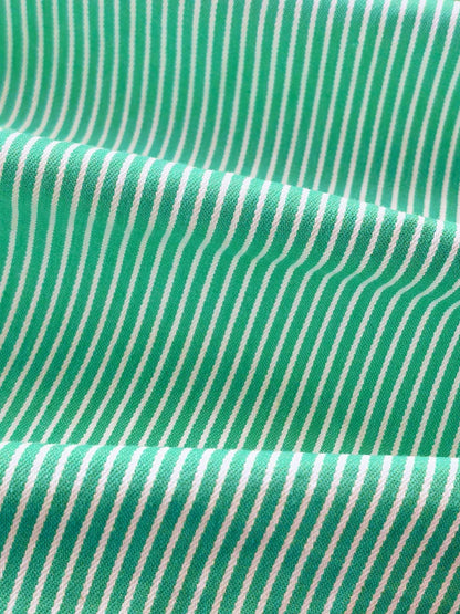 Yarn-Dyed Denim Fabric, Striped, 59 in Wide