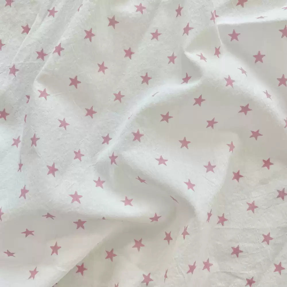 Polyester Crinkle Star Fabric, for Tops & Skirts