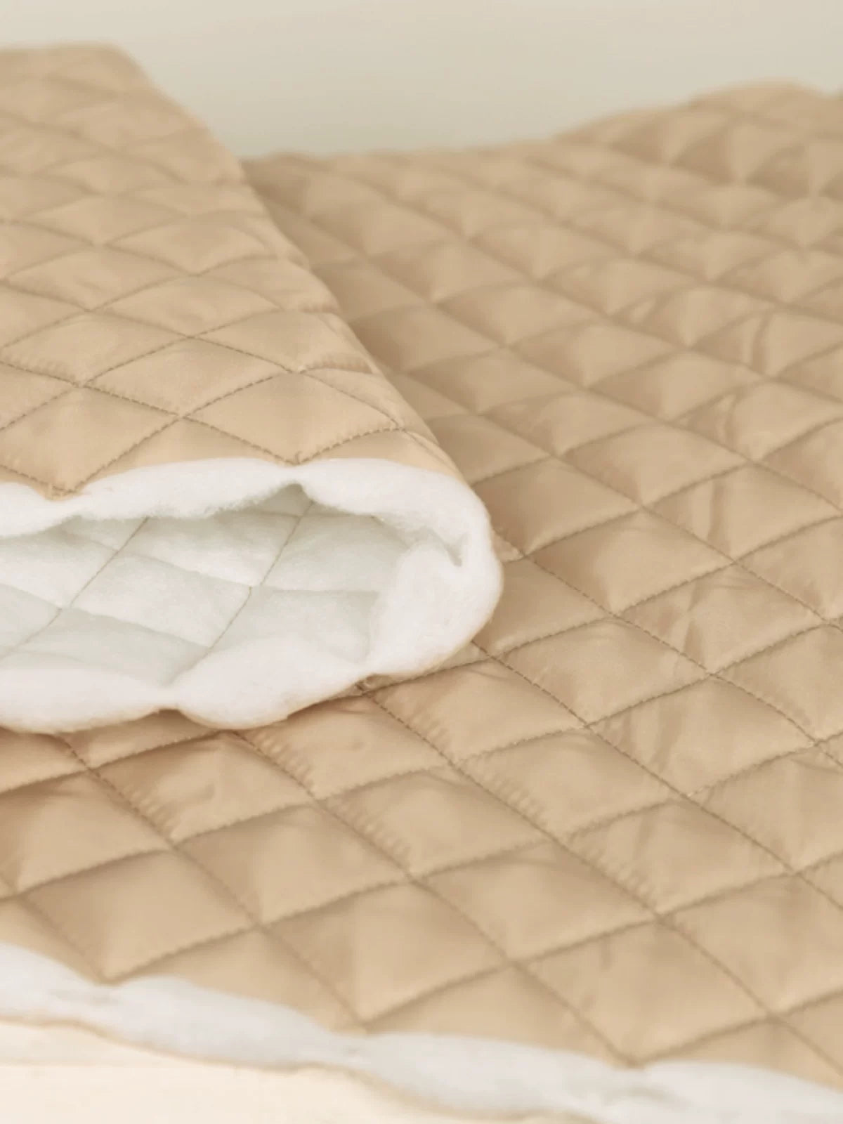 Thick Quilted Padding Fabric, Soft for Linings, 55 in Wide