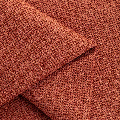 Thick Linen-Look Upholstery Fabric for Cushion & Sofa Covers - Light Pink