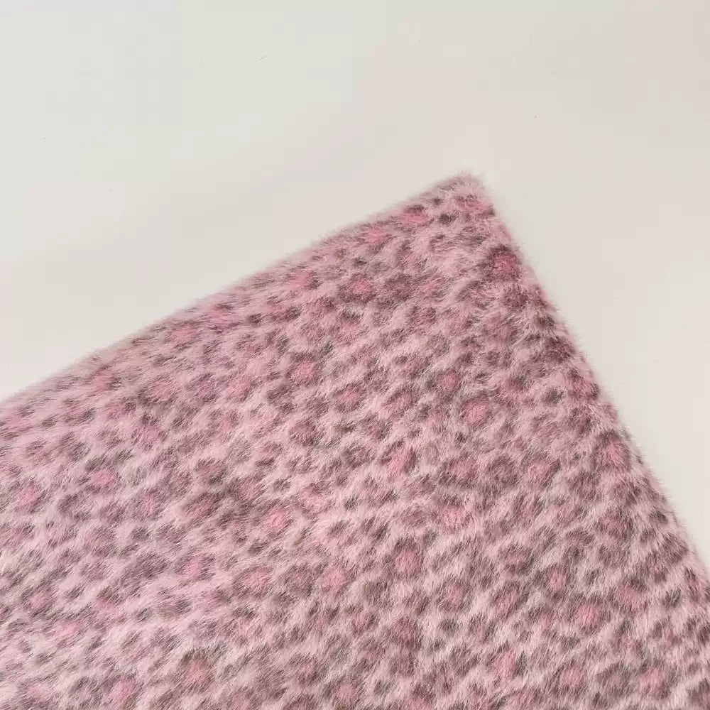 Polyester Leopard Fleece Fabric, for Cushions & Throws