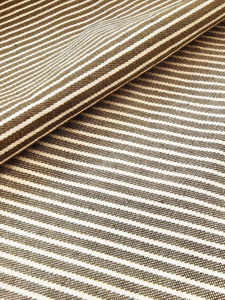 Yarn-Dyed Denim Fabric, Striped, 59 in Wide