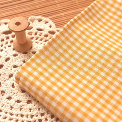 Thick Cotton Check Fabric for Sofa Covers, Curtains & Picnic - Plaid