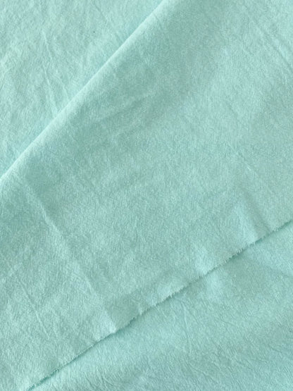 Polyester Crinkle Mint Fabric, for Tops & Table Linens