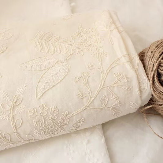 Textured Floral Embroidery - 1