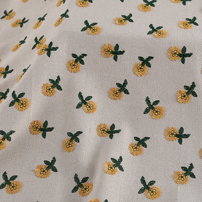 3D Flower Embroidery Fabric, for Dresses, 49 in Wide