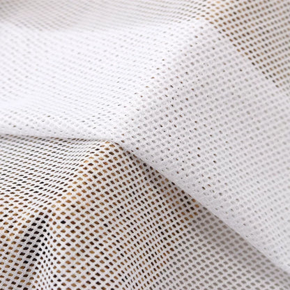 Dense Mesh Net Fabric, Mosquito & Lining, for Curtains, Linings & Baby Gloves - White