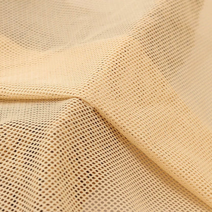 Dense Mesh Net Fabric, Mosquito & Lining, for Curtains, Linings & Baby Gloves - Cream Yellow