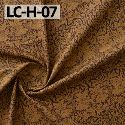 Floral Cotton Plain Fabric - Shirt & Dress by the Yard - LC-H-07