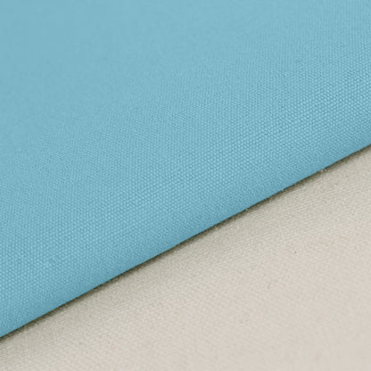 Heavy Cotton Canvas Fabric, 8oz Plain Weave for Bags & Upholstery - Sky Blue 8#