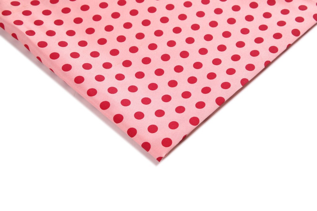 Diagonal Dot Polyester Fabric, Twill-Spot Cloth for Outdoor Apparel - Ivory