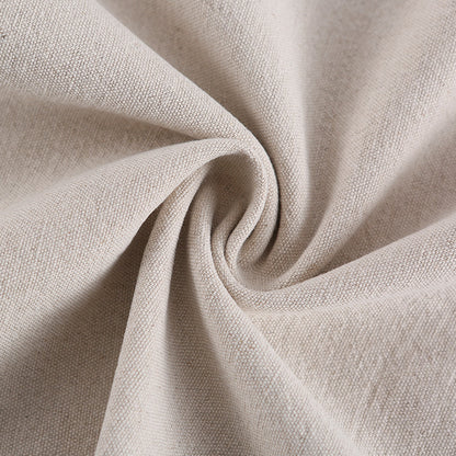 Heavy Linen Cotton Fabric, Solid, 55 in Wide