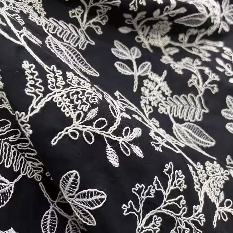 Textured Floral Embroidery - 4