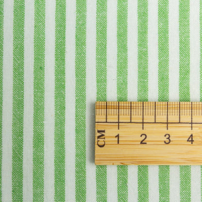 Washed Stripe Woven Cotton Fabric, Fine Stripes for Shirts & Crafts