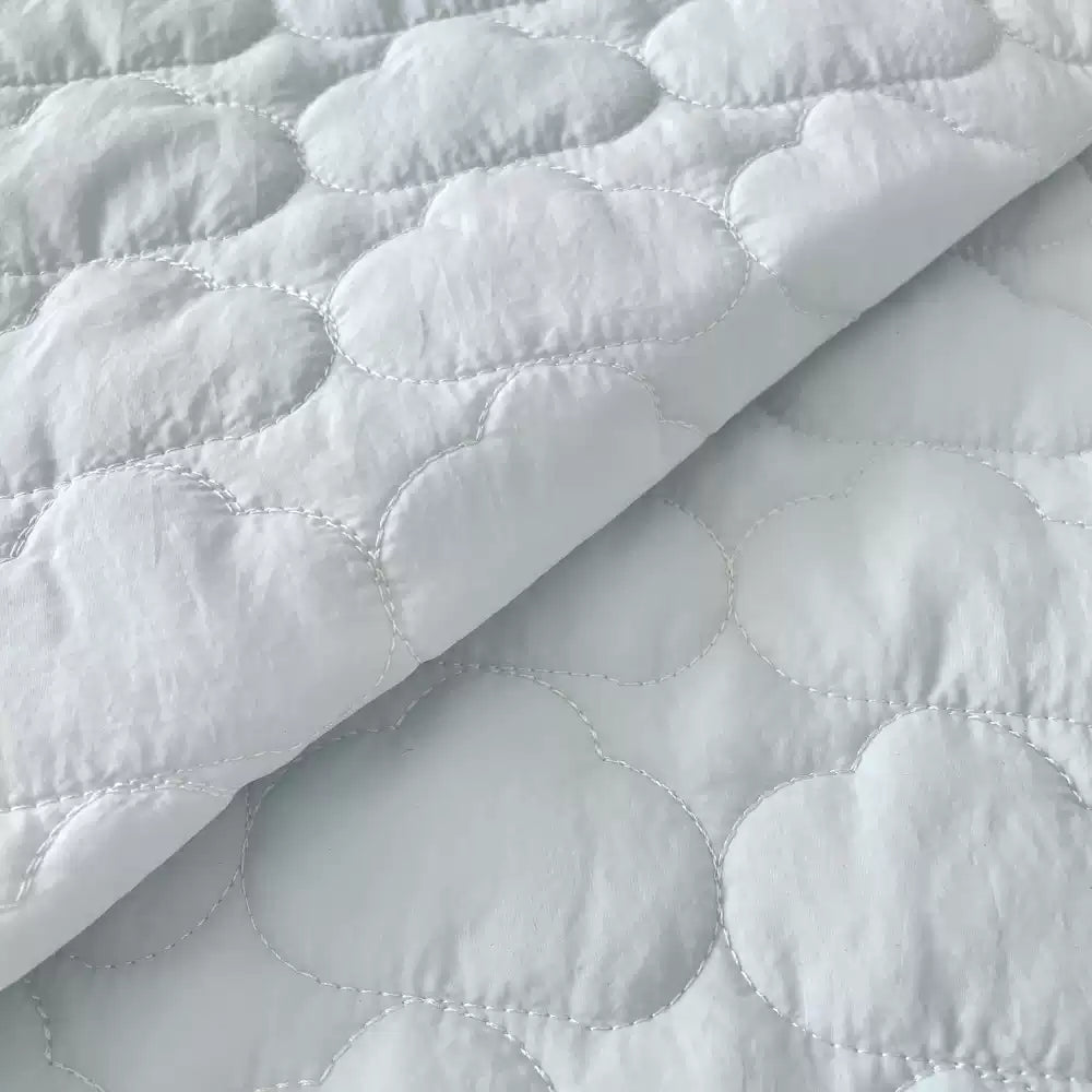 Cloud Quilted Fabric, Plush for Apparel & DIY, 51 in Wide