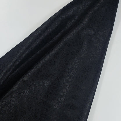 All-Over Dragon Satin Fabric By The Yard | 17 Colors, 47" Wide for Hanfu & Home Decor - Black
