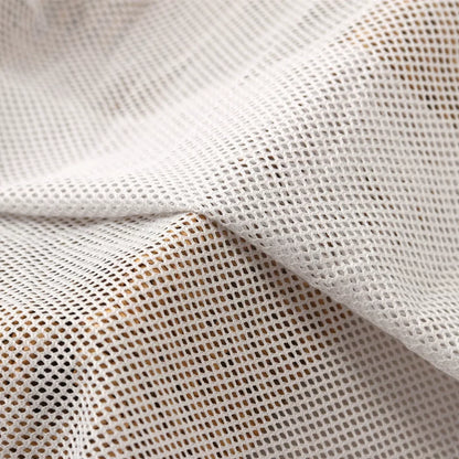 Dense Mesh Net Fabric, Mosquito & Lining, for Curtains, Linings & Baby Gloves - White Gray