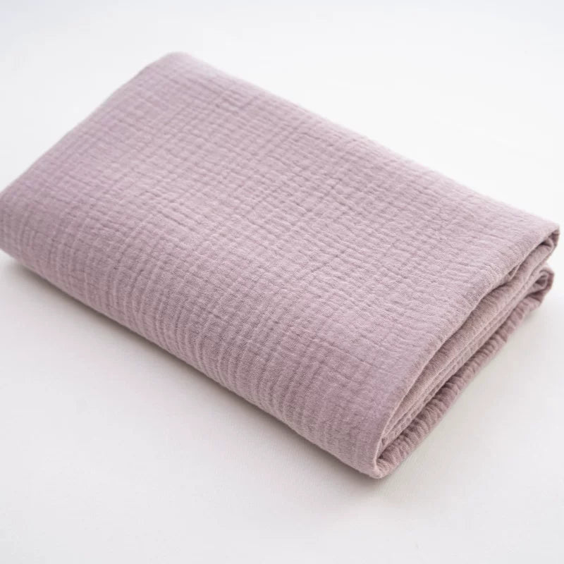 Cotton Double Gauze Fabric, for Baby Essentials - Purple