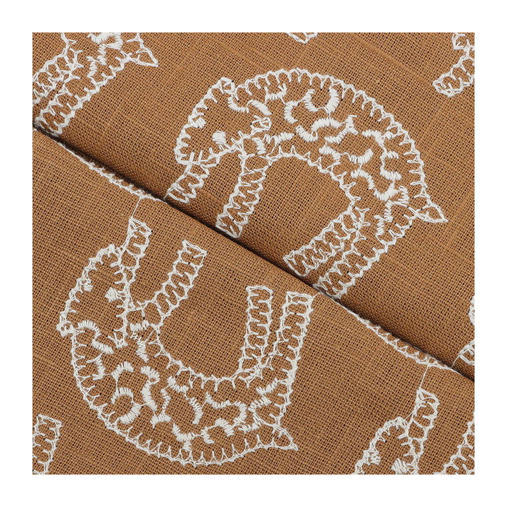 Leopard Embroidery Fabric, for Jackets, 47 in Wide