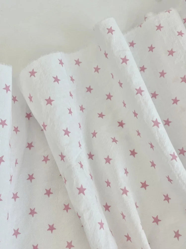Polyester Crinkle Star Fabric, for Tops & Skirts