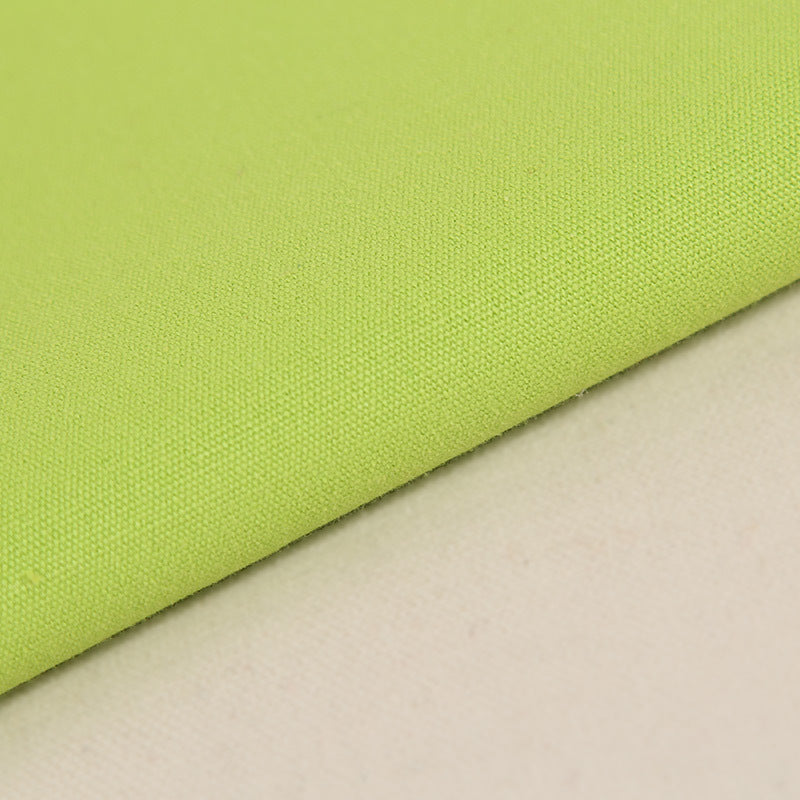 Heavy Cotton Canvas Fabric, 8oz Plain Weave for Bags & Upholstery - Neon Green 39#