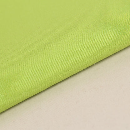 Heavy Cotton Canvas Fabric, 8oz Plain Weave for Bags & Upholstery - Neon Green 39#