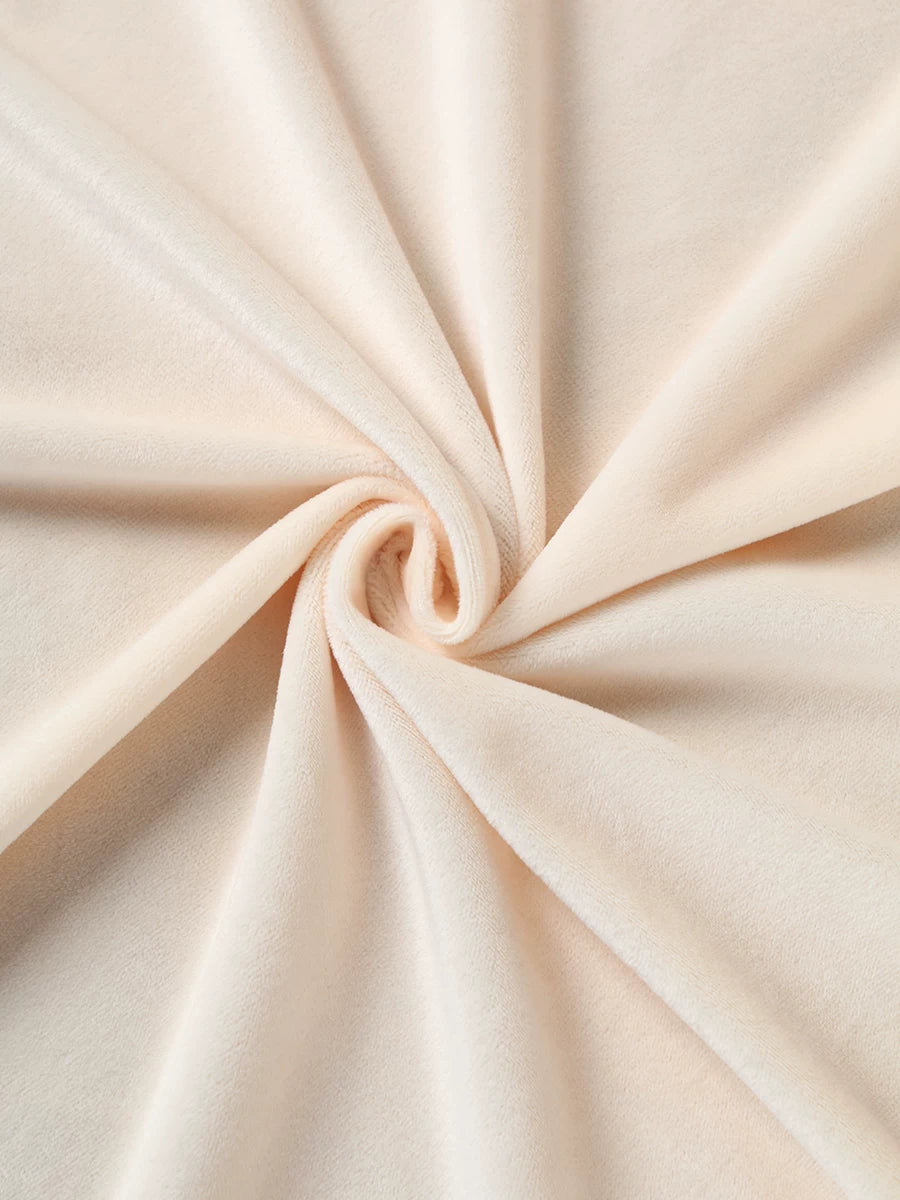 Crystal Velvet Doll Skin Fabric, Short Pile, for Plush Dolls, Toys & Linings