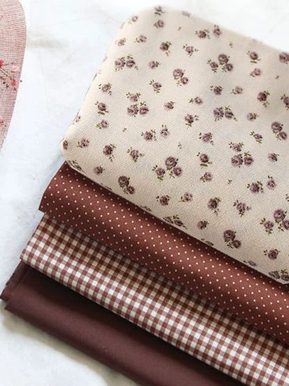 Cotton Linen Check Fabric, for Curtains & Cushions