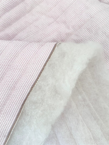 Quilted Polyester Stripe Fabric, for Bags & Pouches