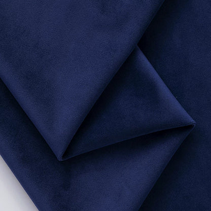 Pink Velvet Fabric, 17 Colors for Sofa Covers, Curtains & Backdrops - Navy Blue