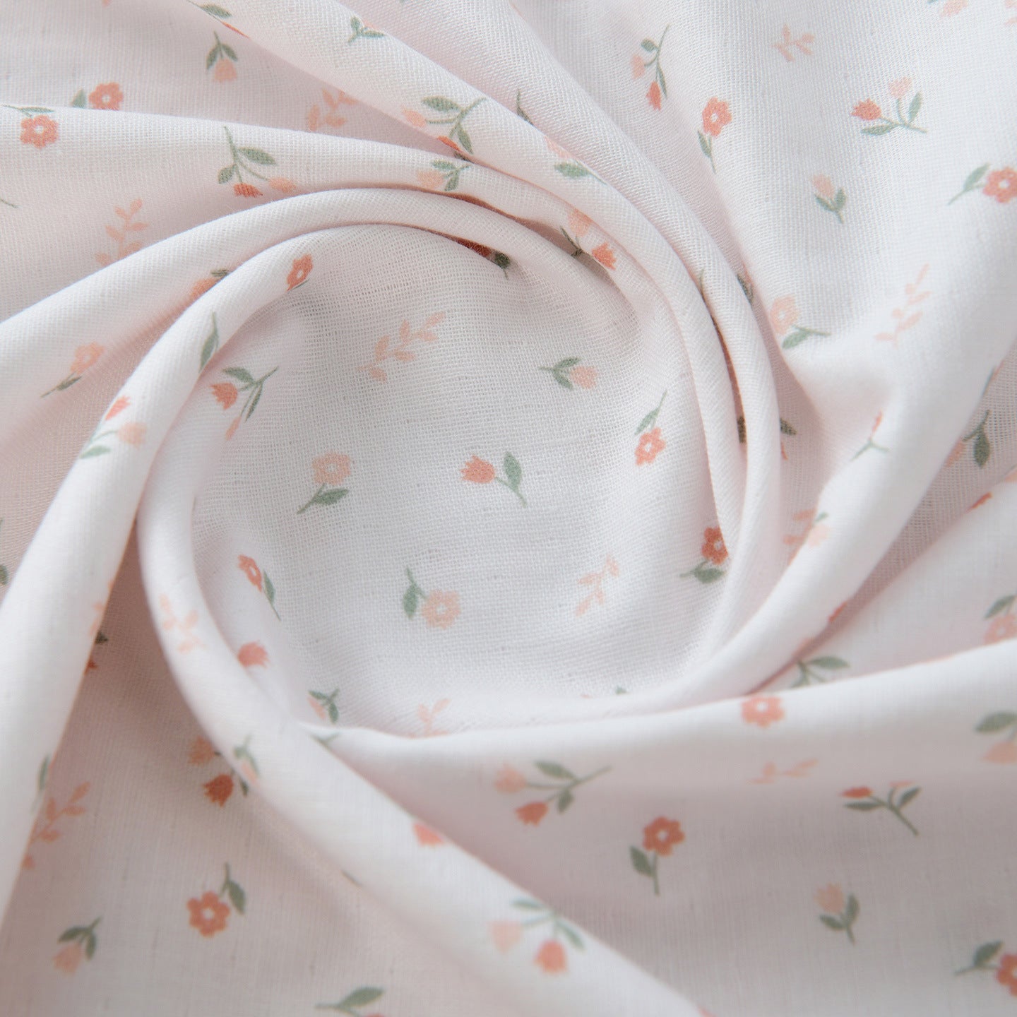 Floral Double Gauze Cotton Fabric - Home Decor & Apparel by the Yard - Beginning of Spring Note